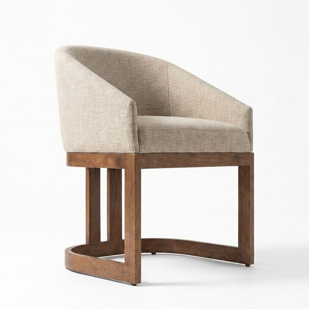 Silla Horen en Madera Sólida fabricado a mano en el taller Lemich de Ocotlán, Jalisco