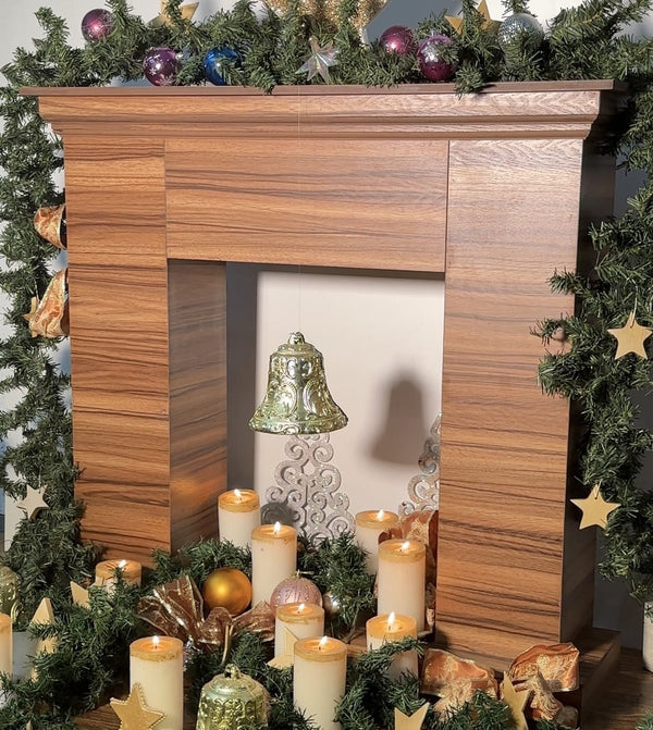 Chimenea Decorativa Parota · Elegancia Clásica - vista alternativa