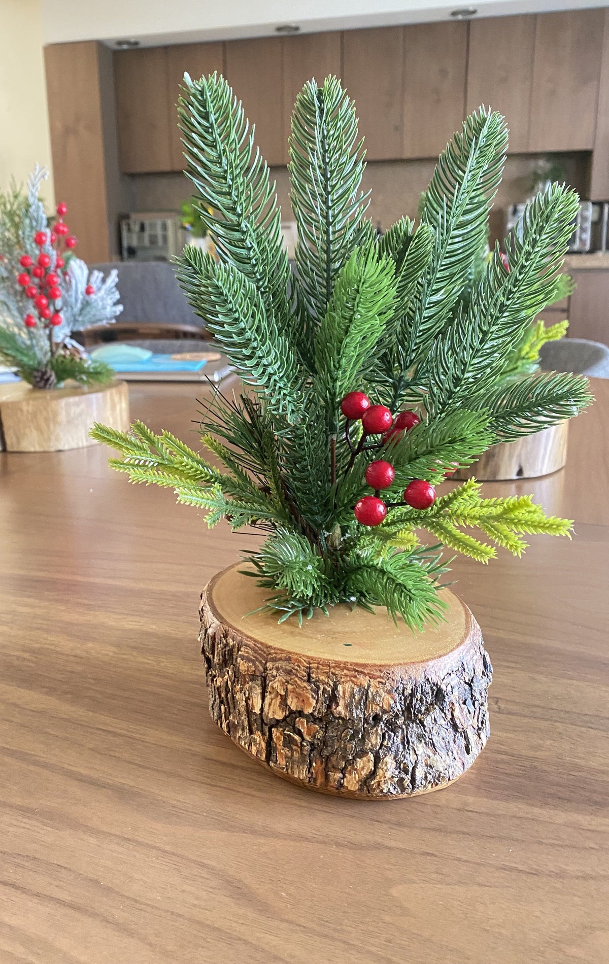 Centro de mesa navideño Mod. Roncón mágico chic