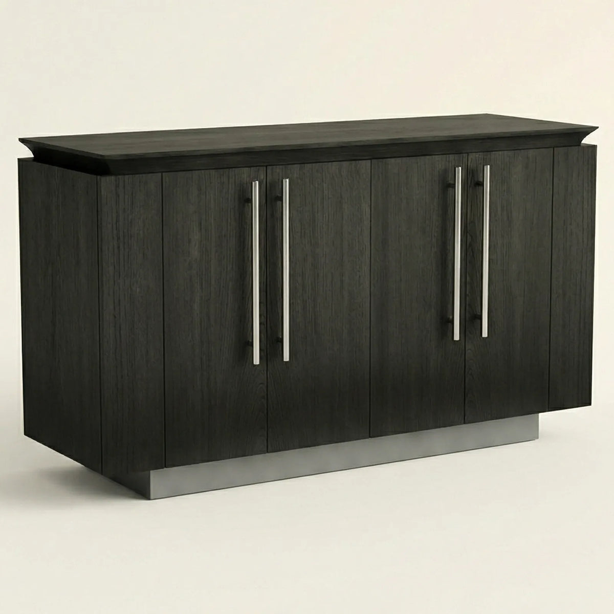 Buffet Ravello – Credenza en Encino con Detalles Dorados
