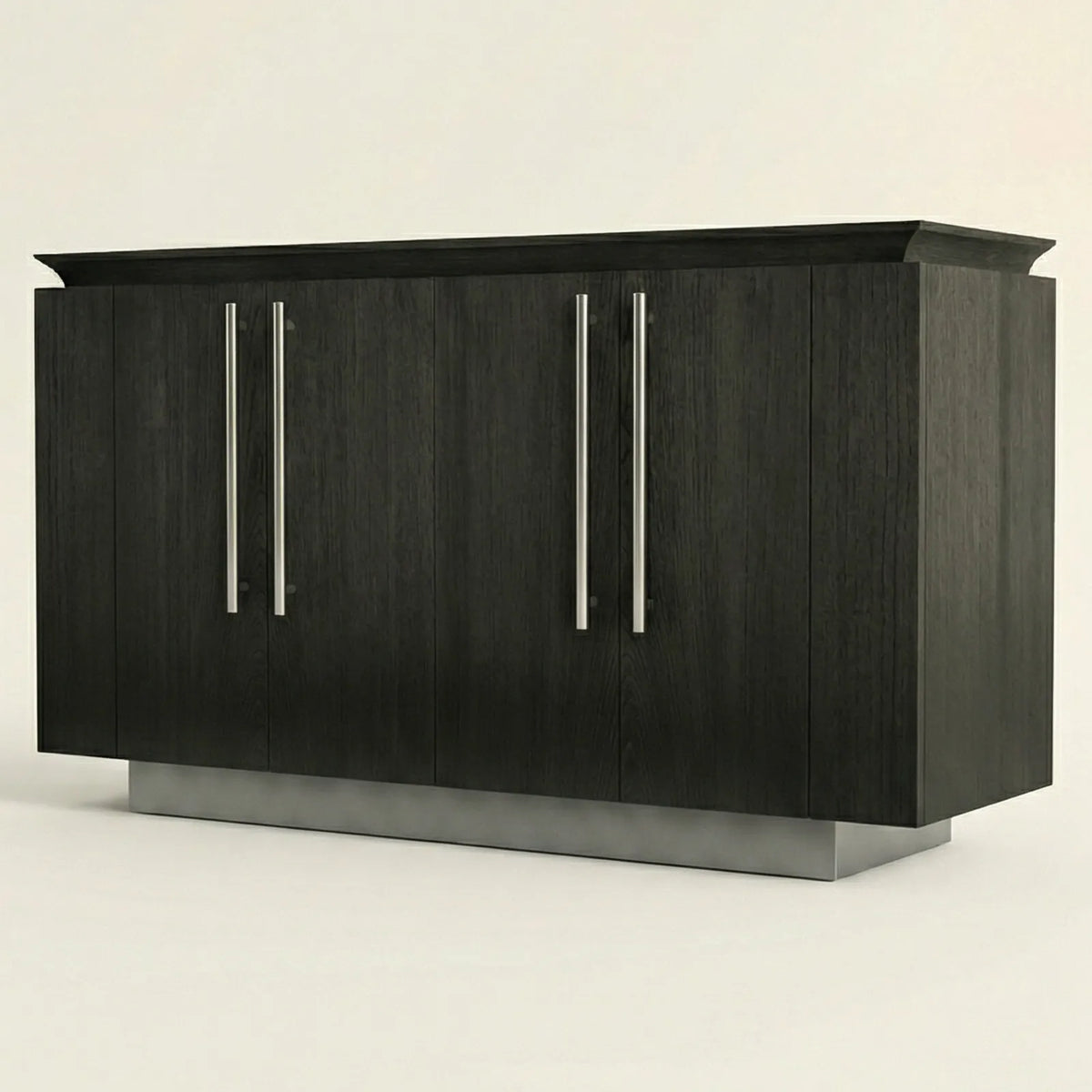 Buffet Ravello – Credenza en Encino con Detalles Dorados