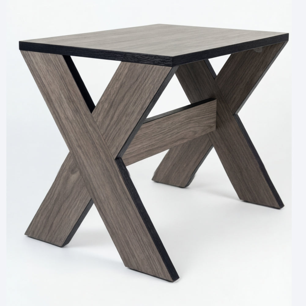 Mesa Lateral Oslow en Madera Natural · Minimalista