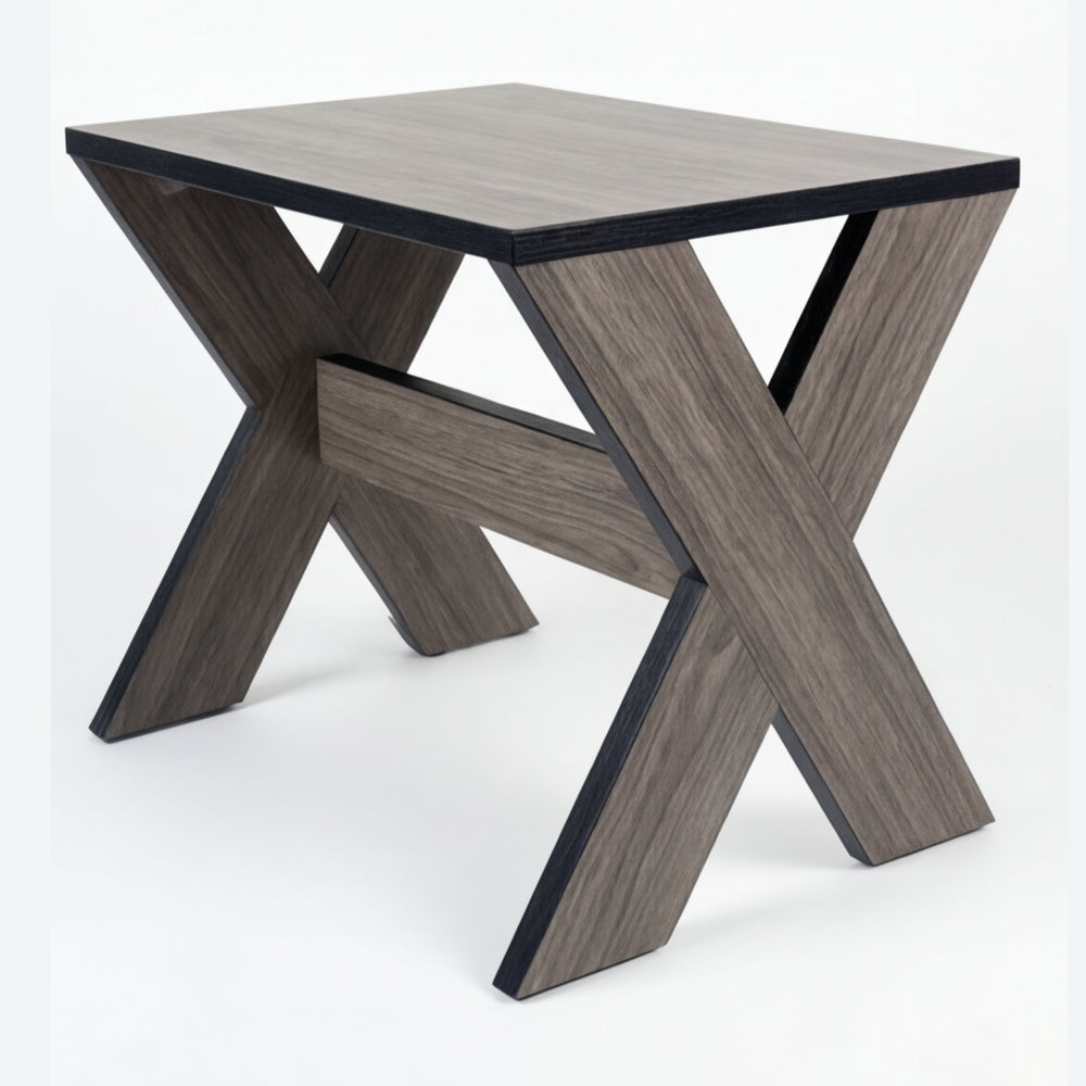 Mesa Lateral Oslow en Madera Natural · Minimalista