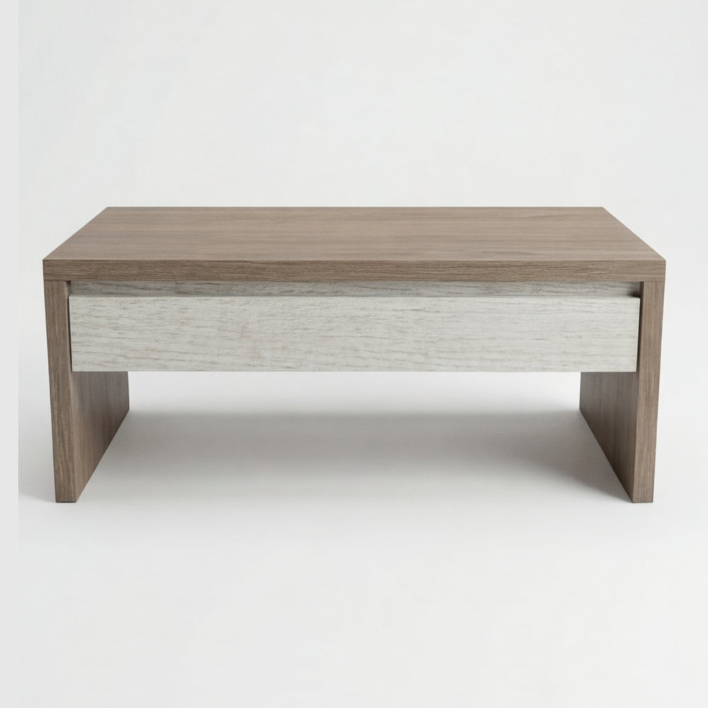 Mueble de TV Bicolor en Madera Natural · Arquitectónico
