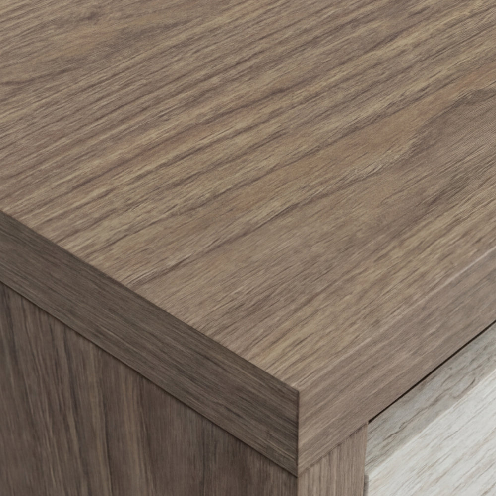 Mueble de TV Bicolor en Madera Natural · Arquitectónico