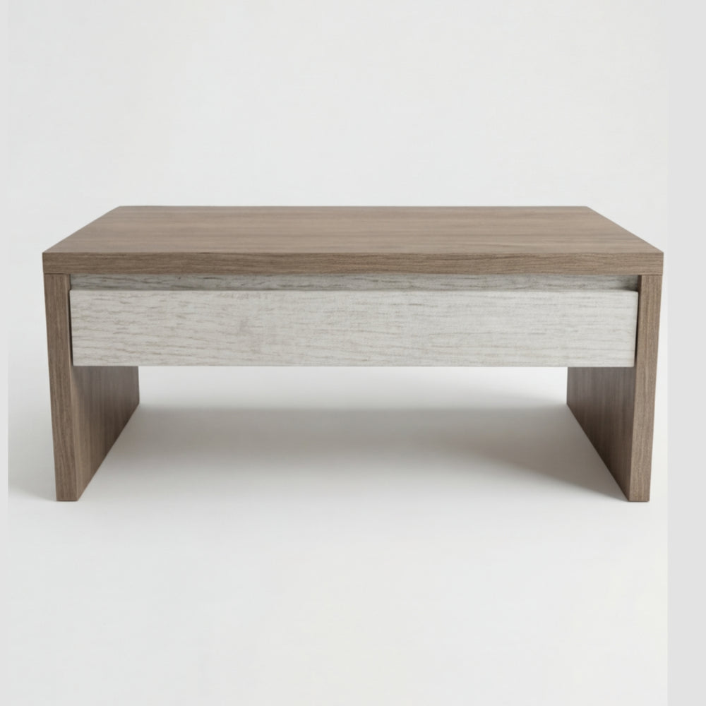Mueble de TV Bicolor en Madera Natural · Arquitectónico