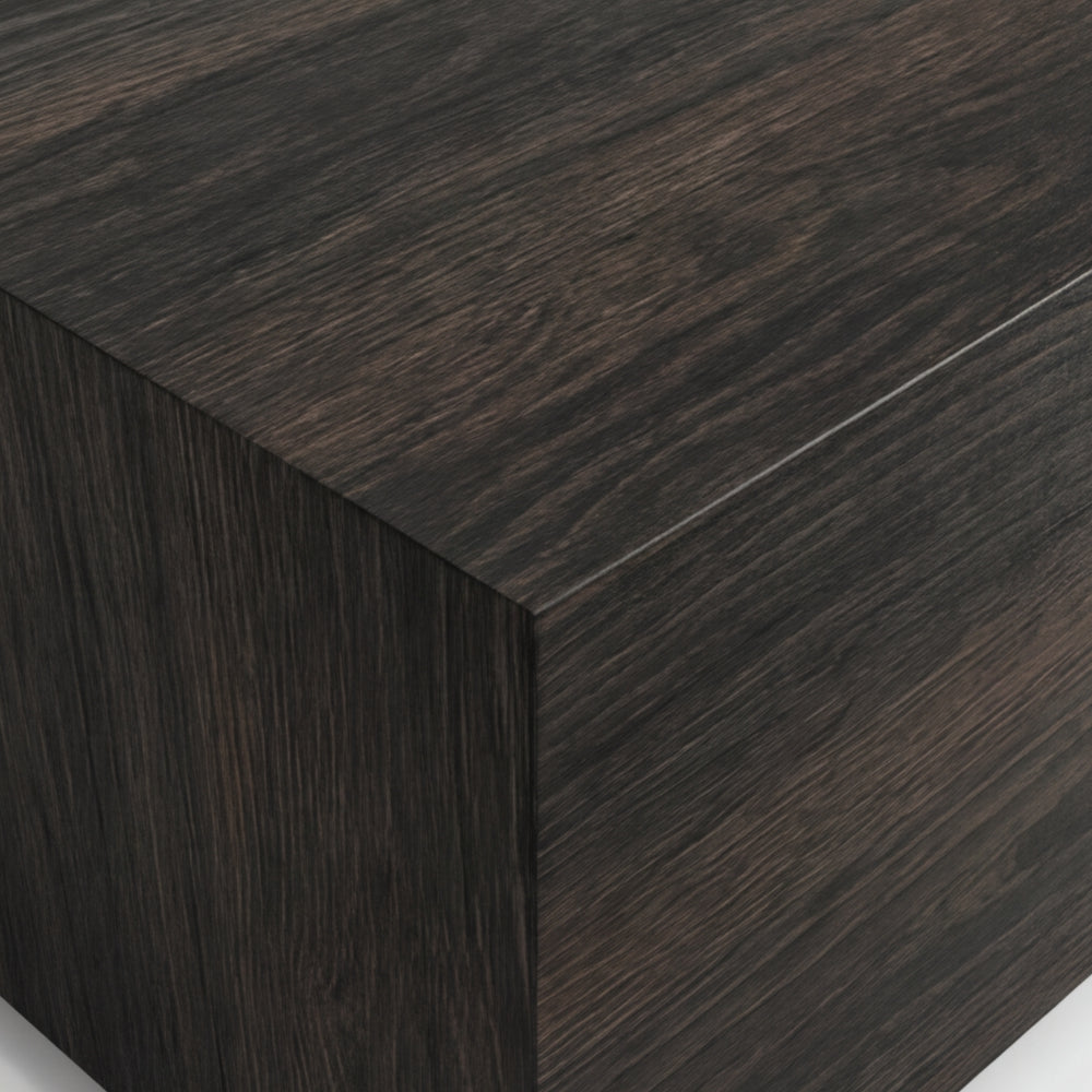 Mesa Centro Ébano en Madera Natural · Arquitectónico