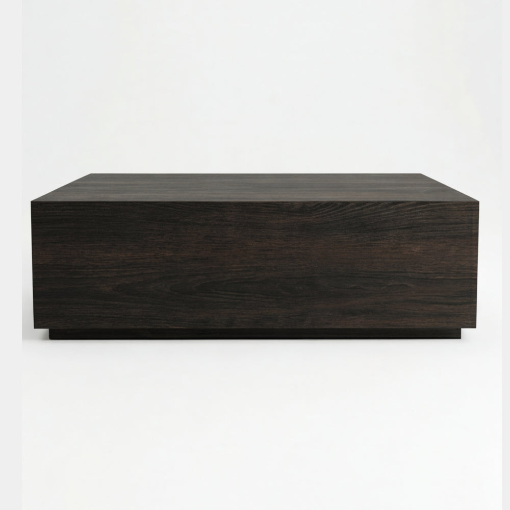 Mesa Centro Ébano en Madera Natural · Arquitectónico