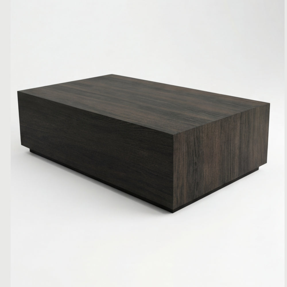 Mesa Centro Ébano en Madera Natural · Arquitectónico