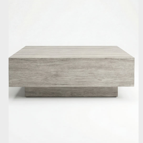 Mesa Centro Monolith en Madera Natural · Arquitectónico