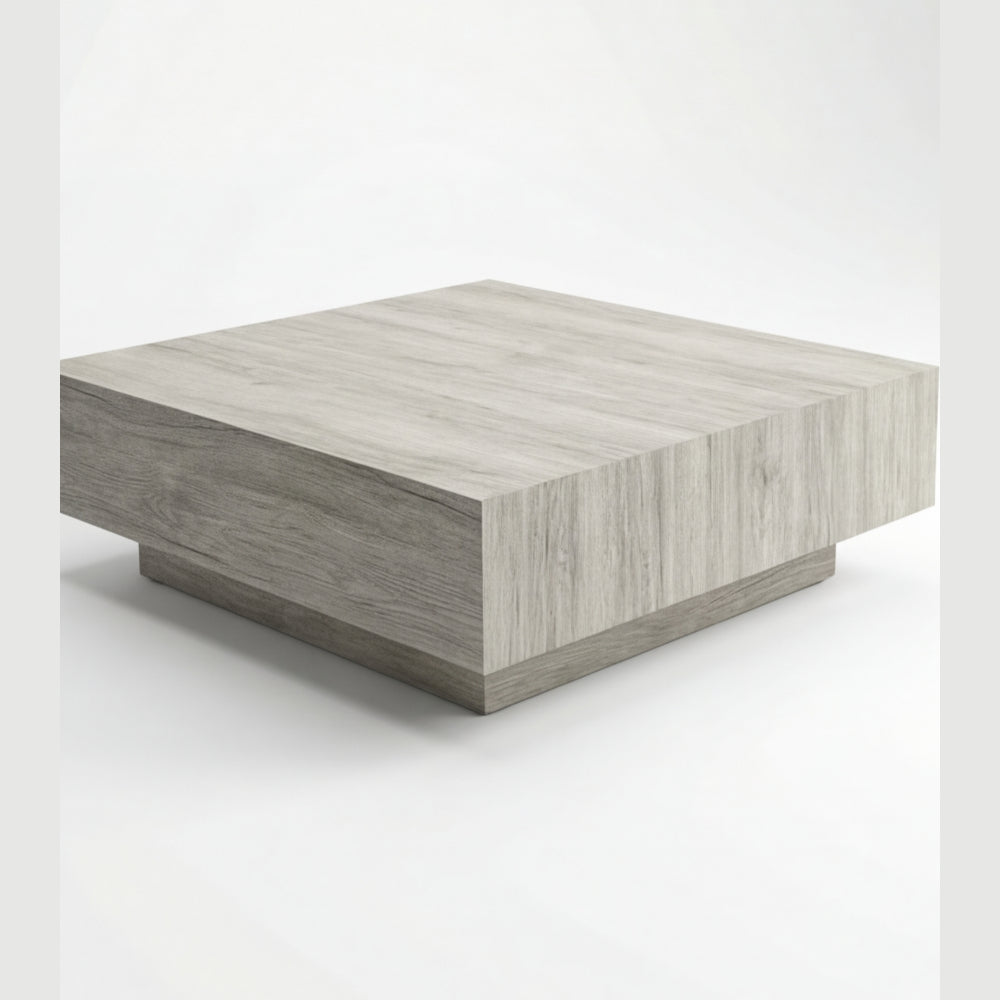Mesa Centro Monolith en Madera Natural · Arquitectónico