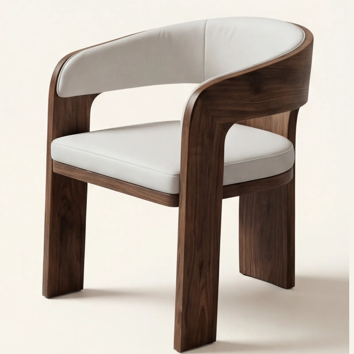 Comedor Nautilus en Nogal y Madera Sólida · Monolítico