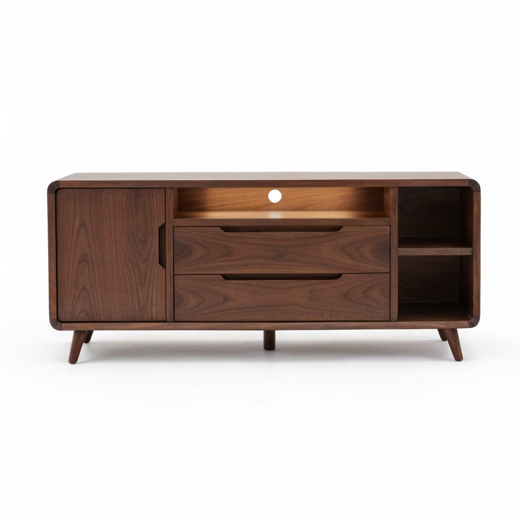 Mueble de TV Elric · Nogal Elegante