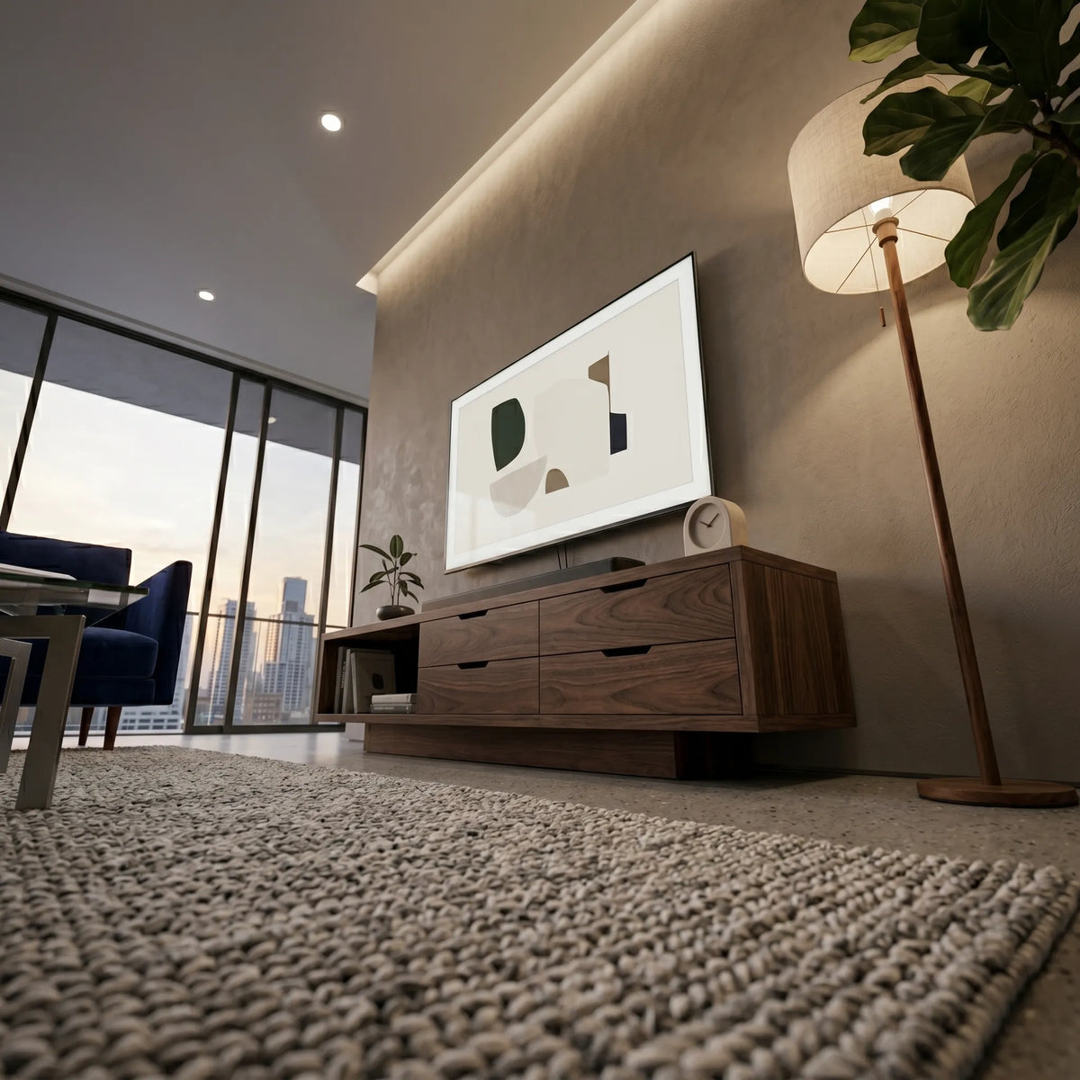 Mueble TV Ardan · Nogal | Lujo Moderno