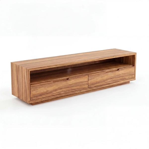 Mueble de TV Arven · Madera Exótica · Diseño Minimalista