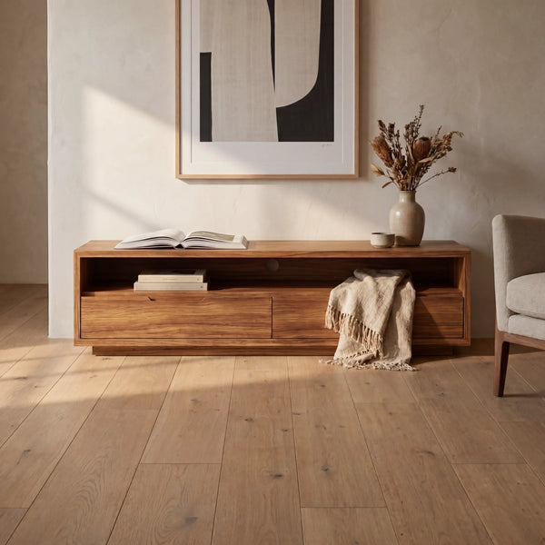 Mueble de TV Arven · Madera Exótica · Diseño Minimalista - vista alternativa