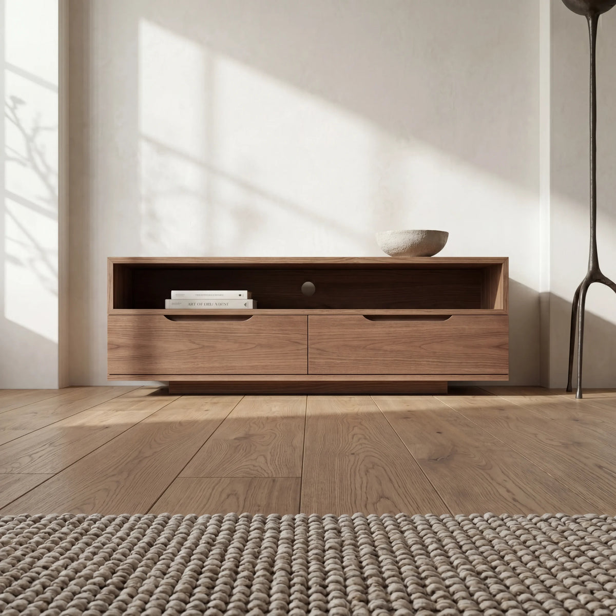 Mueble de TV Clyne | Nogal | Elegante Diseño Moderno