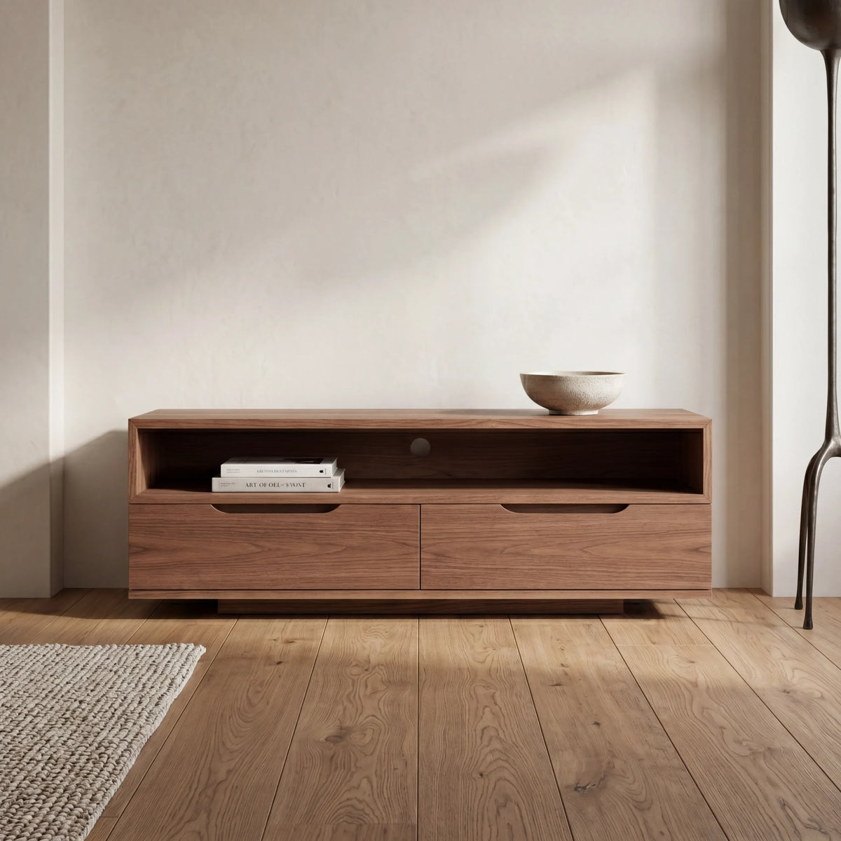 Mueble de TV Clyne | Nogal | Elegante Diseño Moderno