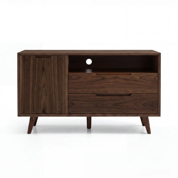 Mueble de TV Coren · Nogal y Rosa · Diseño Premium - vista alternativa