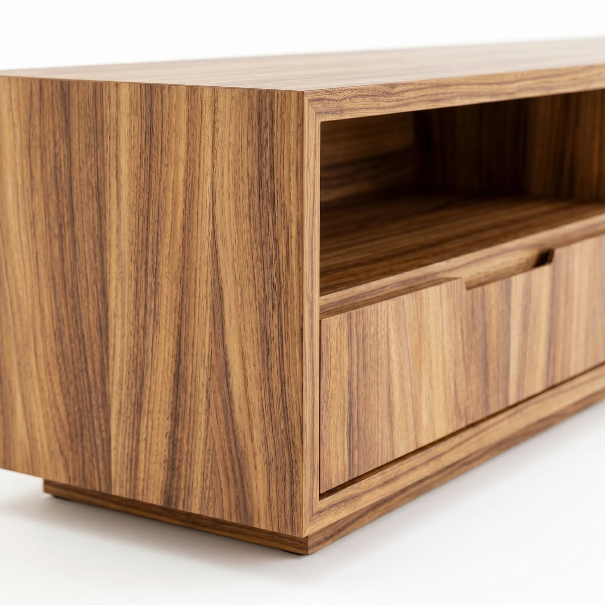 Mueble de TV Délan · Parota · Flotante Elegante