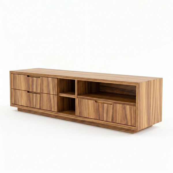 Mueble de TV Délan · Parota · Flotante Elegante