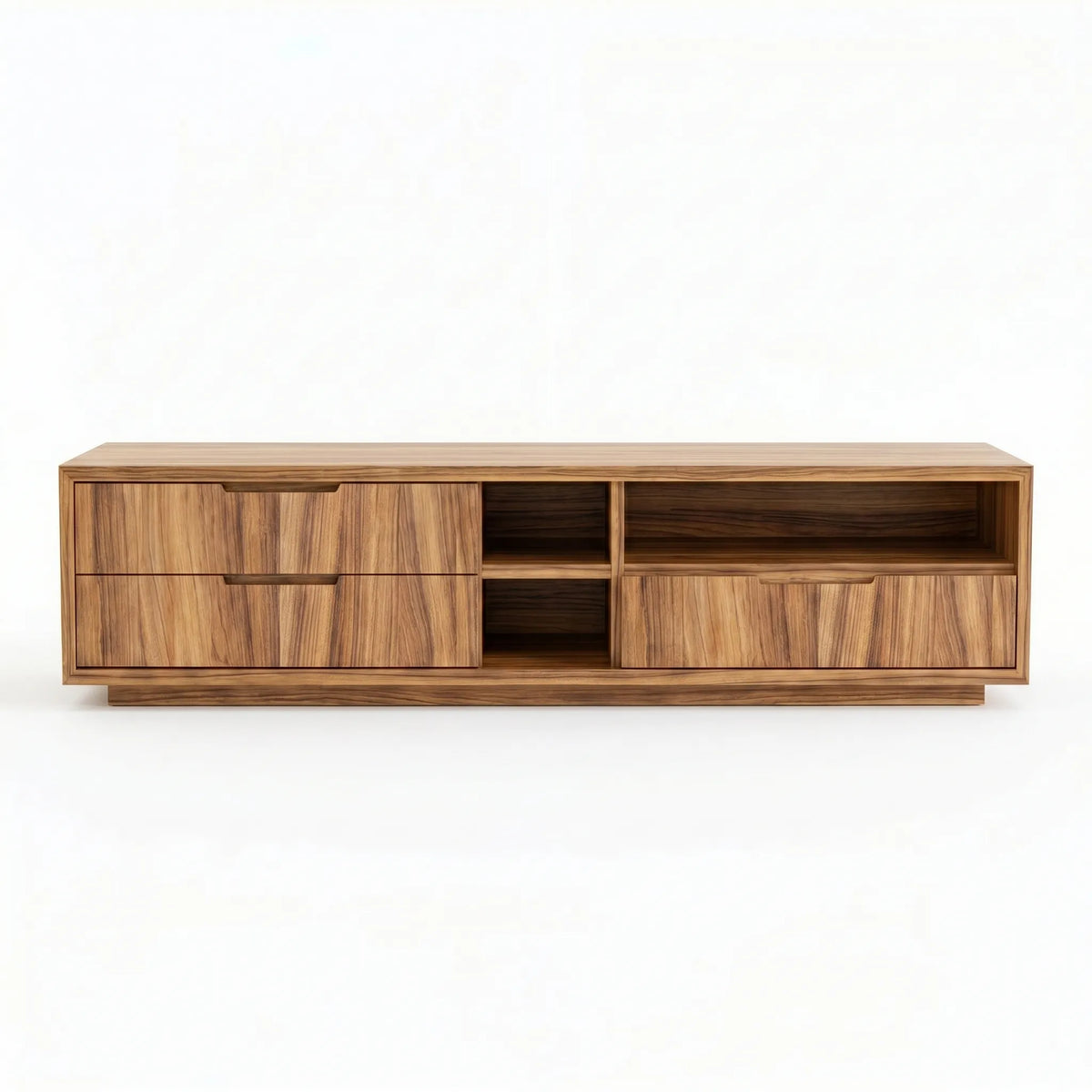 Mueble de TV Délan · Parota · Flotante Elegante