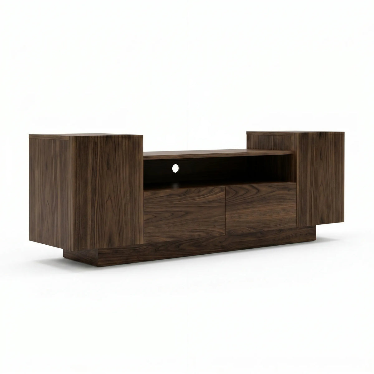 Mueble de TV Draven · Nogal · Sofisticación Moderna