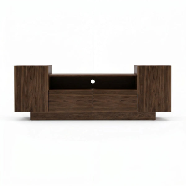 Mueble de TV Draven · Nogal · Sofisticación Moderna - vista alternativa