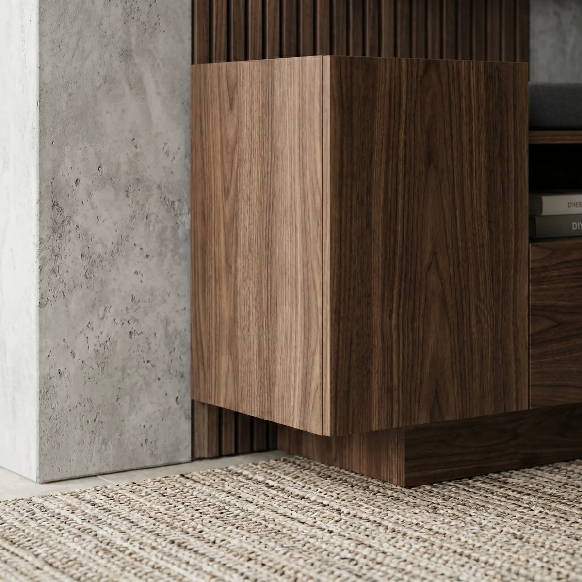Mueble de TV Draven · Nogal · Sofisticación Moderna