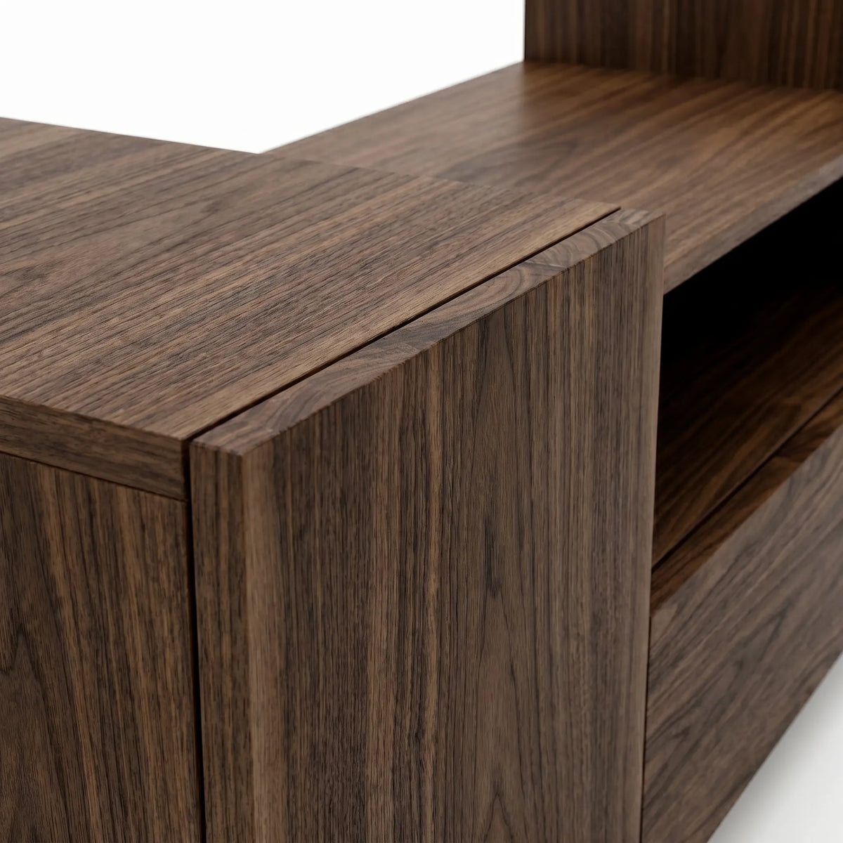 Mueble de TV Draven · Nogal · Sofisticación Moderna