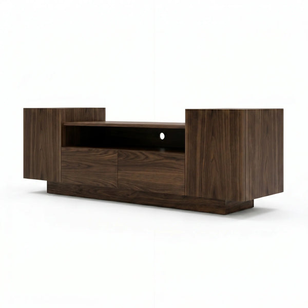 Mueble de TV Draven · Nogal · Sofisticación Moderna
