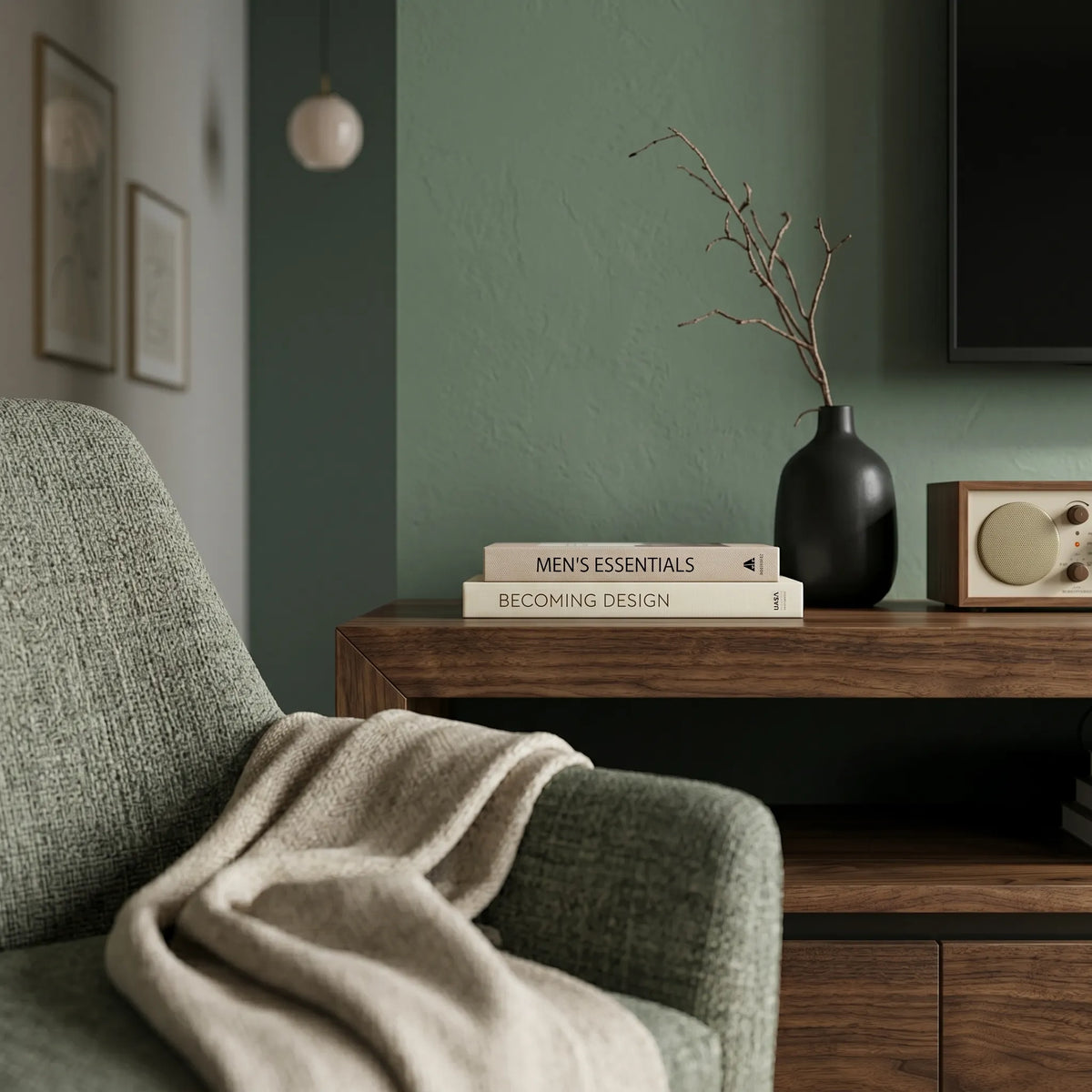 Mueble de TV Téron · Nogal · Elegancia Moderna