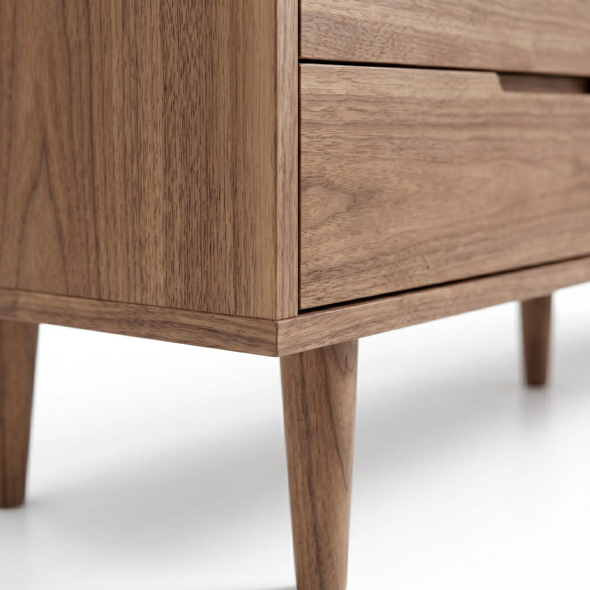 Mueble de TV Vénor Nogal · Diseño Minimalista Deluxe