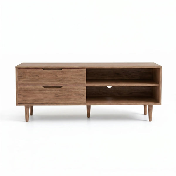 Mueble de TV Vénor Nogal · Diseño Minimalista Deluxe - vista alternativa