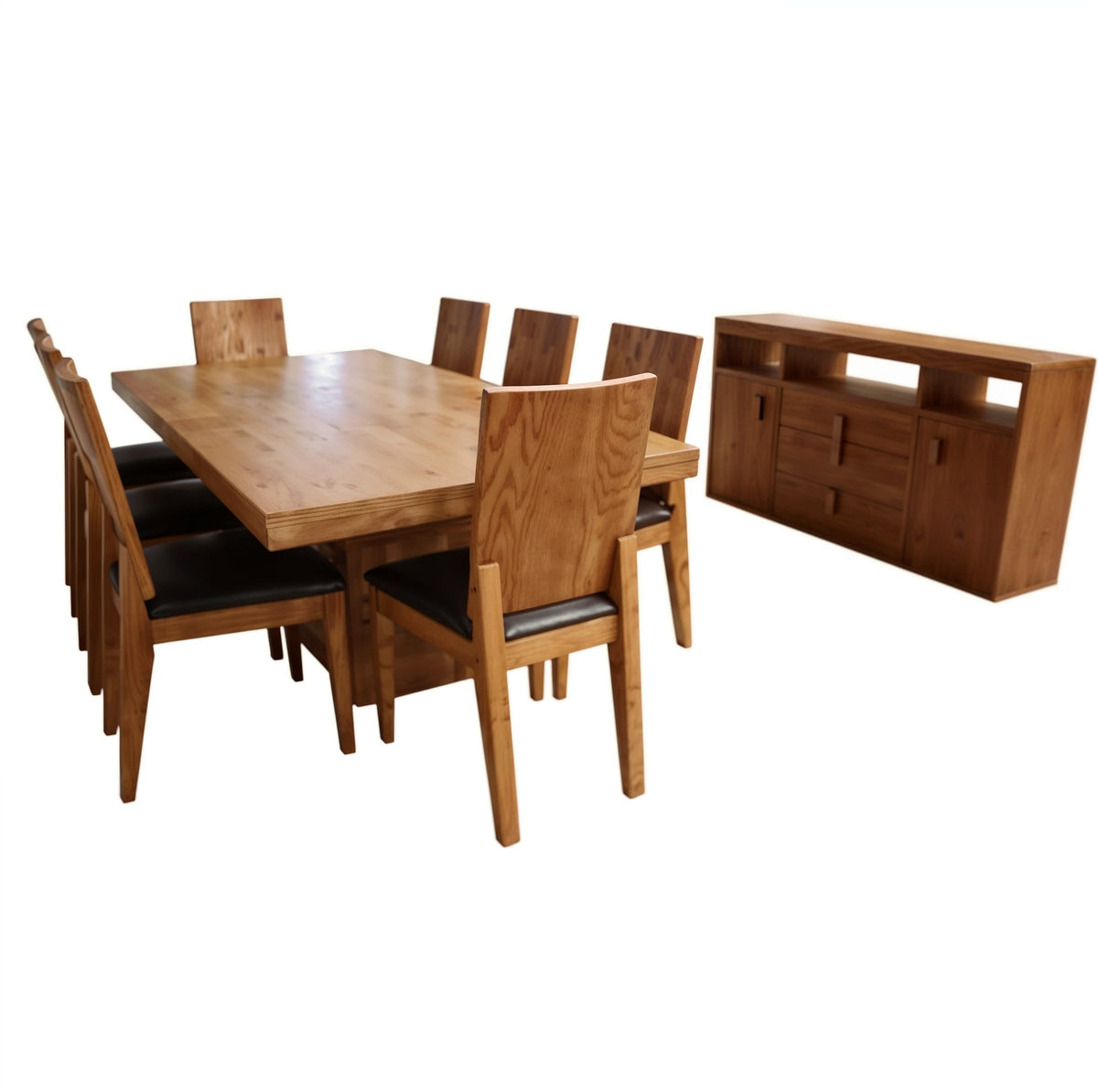 Comedor Nagot Nogal · Diseño Premium