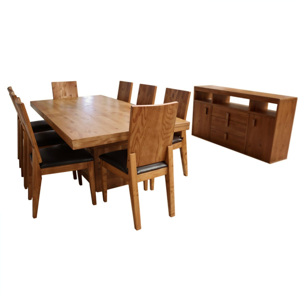 Comedor Nagot Nogal · Diseño Premium
