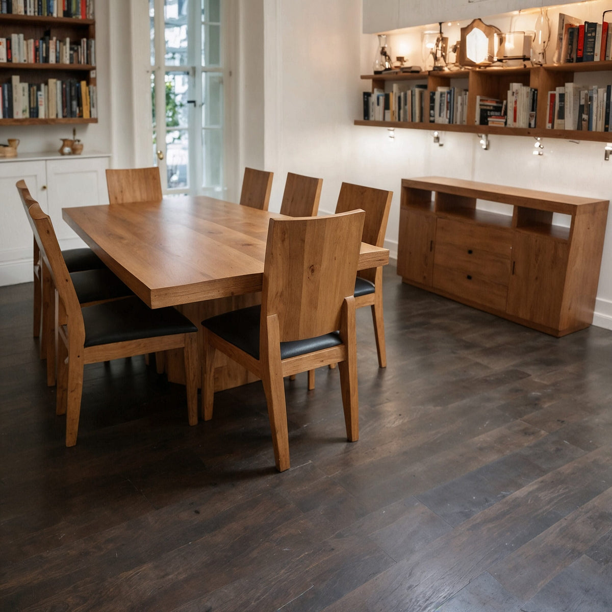 Comedor Nagot Nogal · Diseño Premium