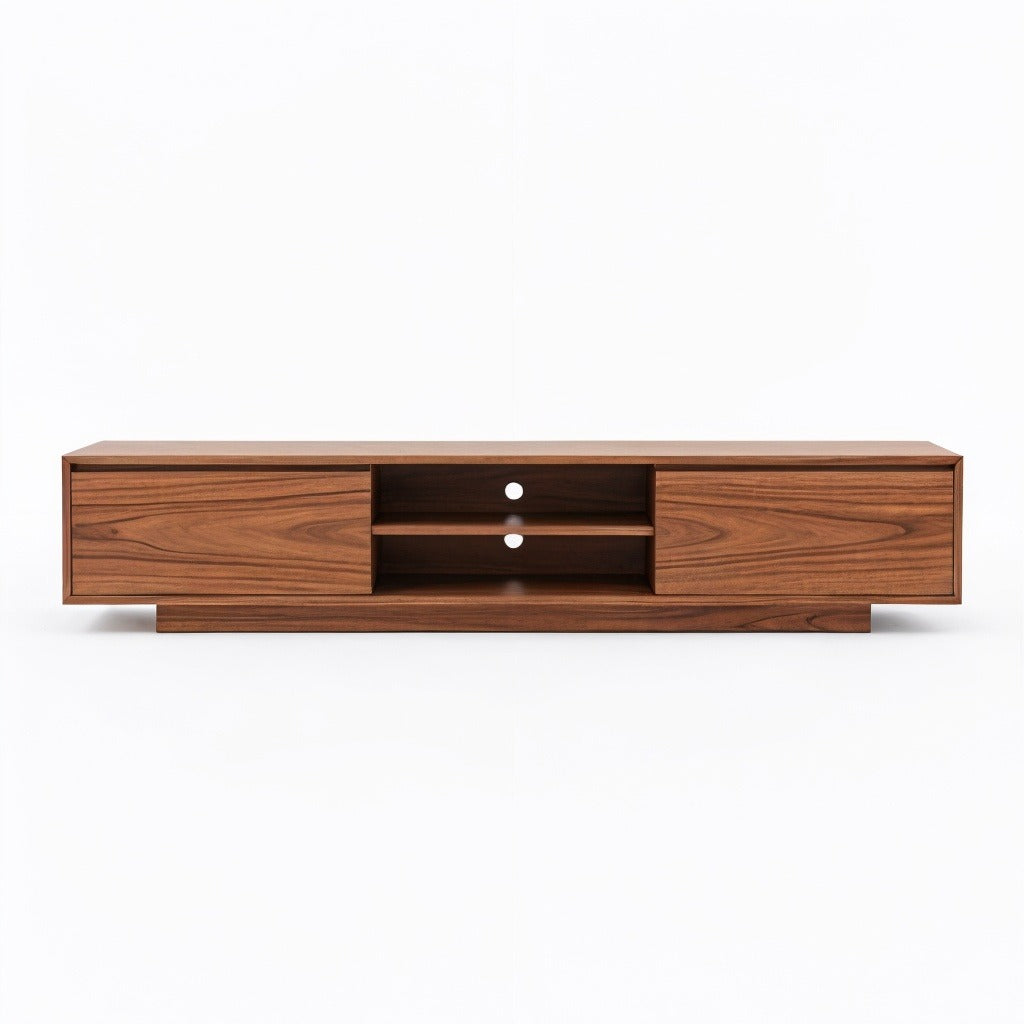 Mueble de TV Thalen · Nogal · Diseño Minimalista