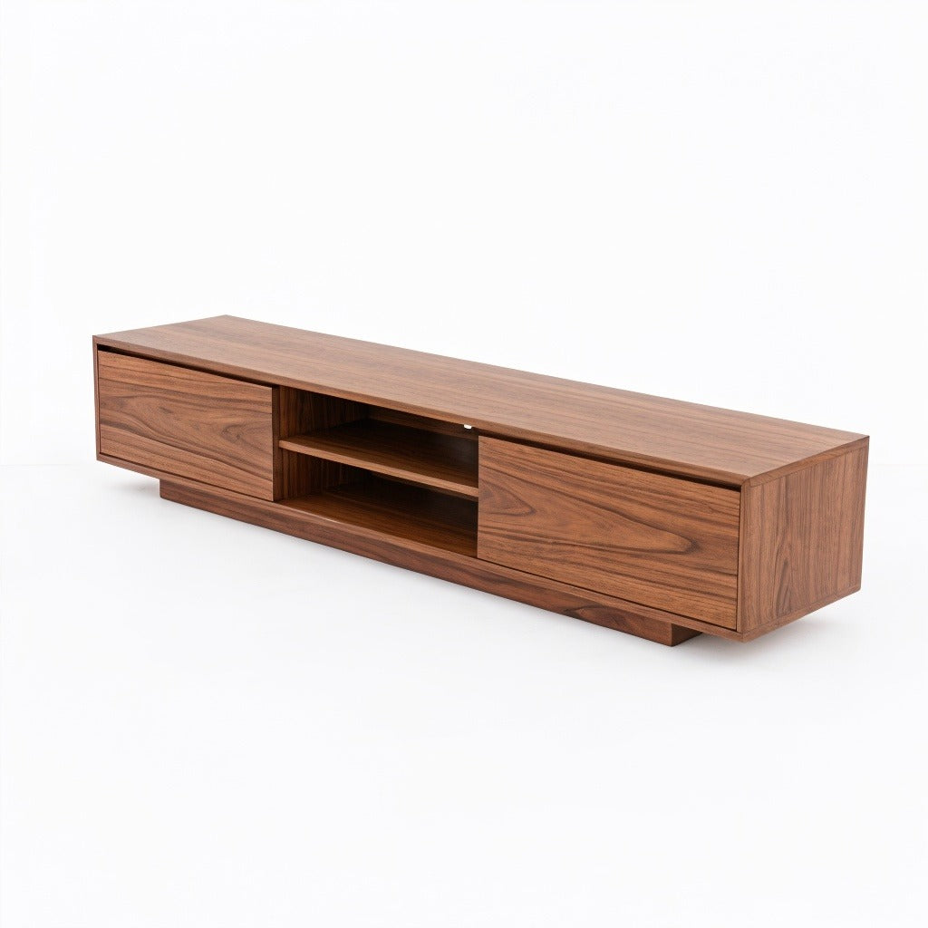 Mueble de TV Thalen · Nogal · Diseño Minimalista