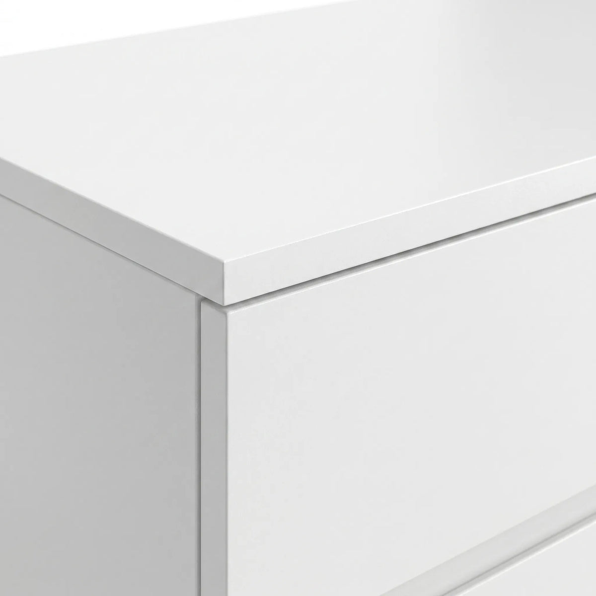 Juego de Recámara Gloss en MDF Blanco Alto Brillo - Foto 9 Lemich
