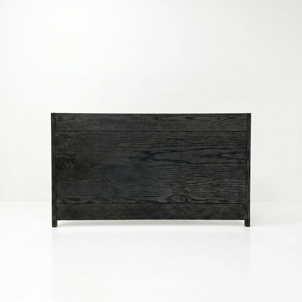 Cabecera Minimalista en Madera de Encino Gris/Negro - Foto 1 Lemich
