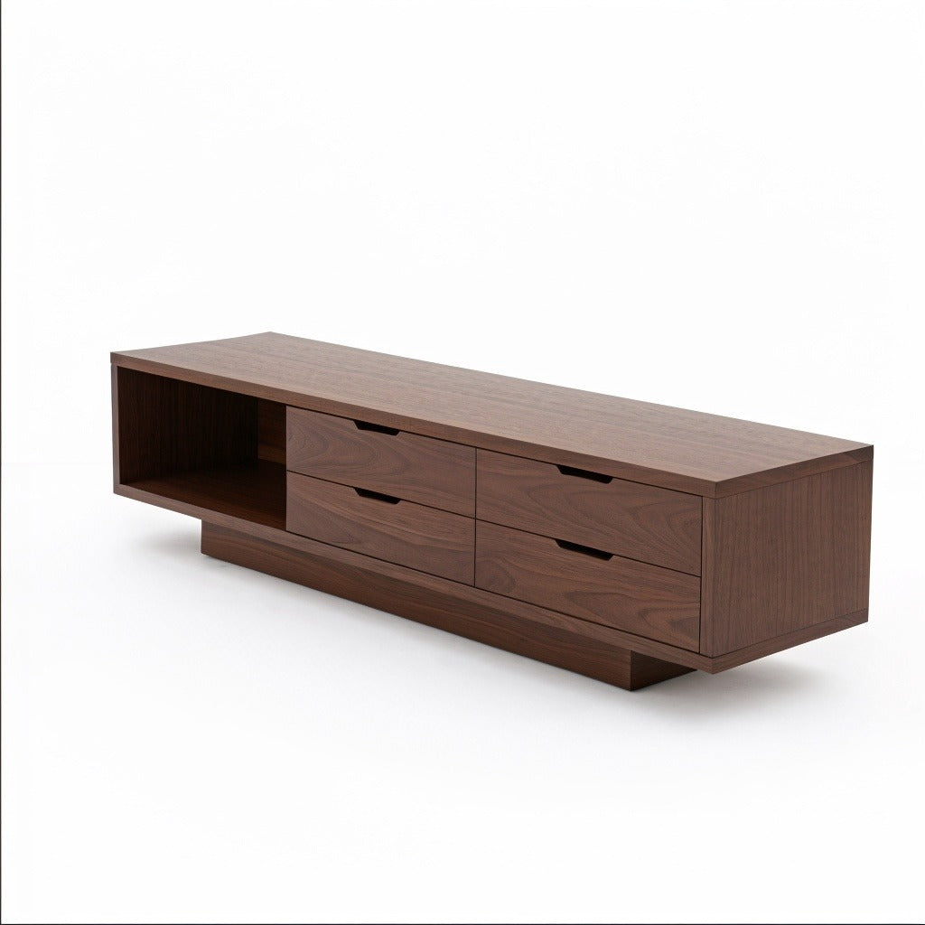 Mueble de TV Silor · Nogal Elegante