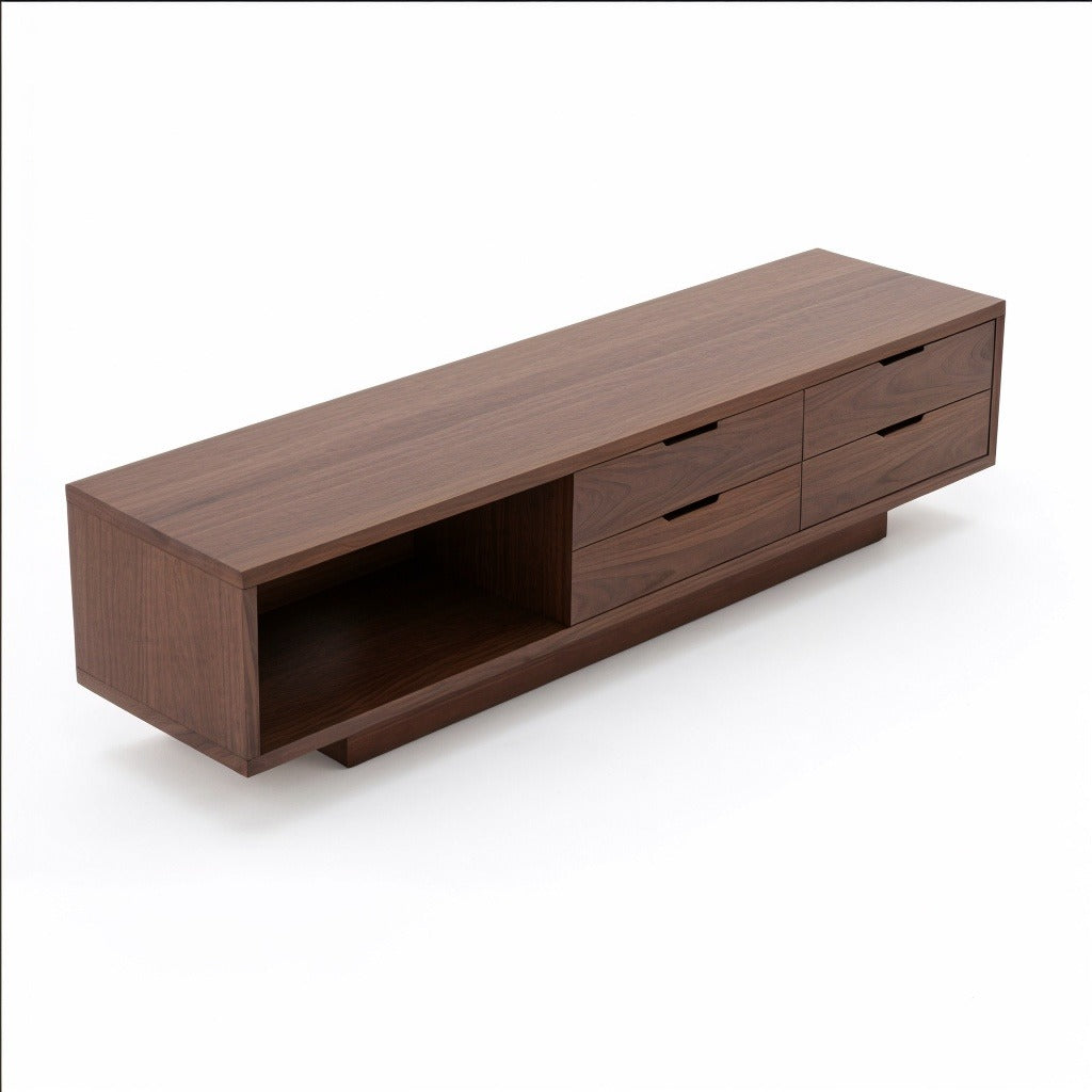 Mueble de TV Silor · Nogal Elegante