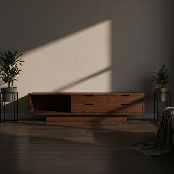 Mueble de TV Silor · Nogal Elegante - vista alternativa