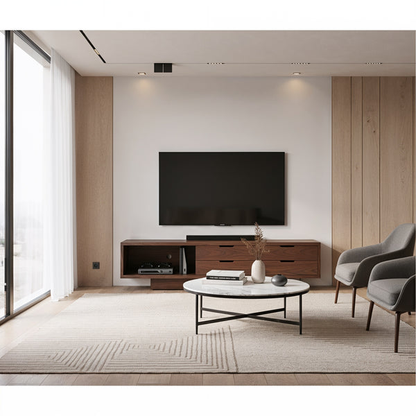 Mueble de TV Silor · Nogal Elegante