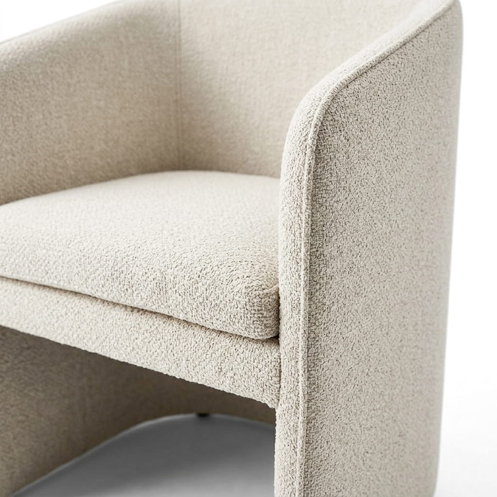 Vista de escala y proporciones de Silla Hester en Madera Sólida