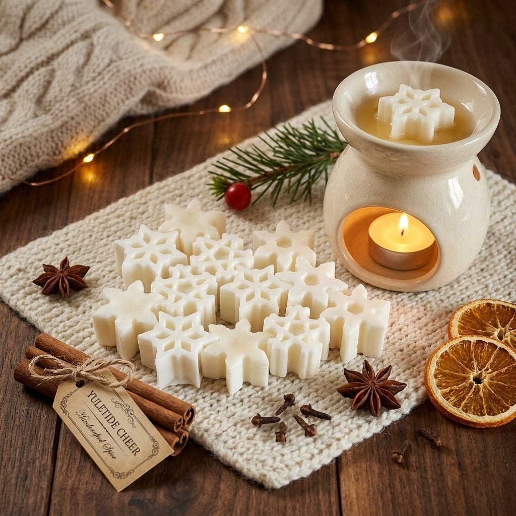 Waxmelt aromaticos 12 pzas estrellas.