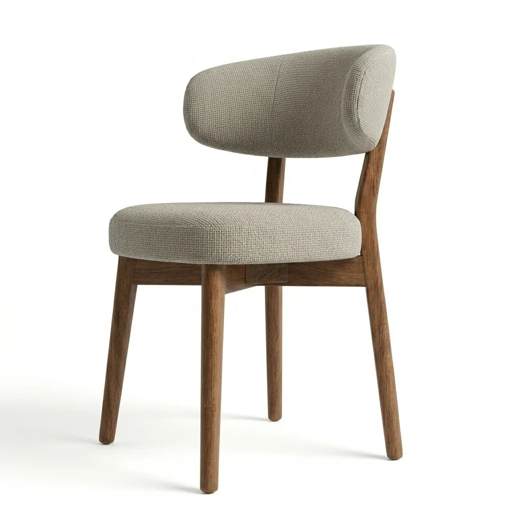 Silla Elara en Madera Sólida · Escultural