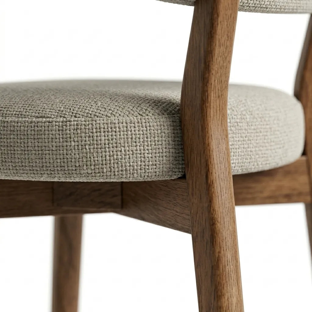Silla Elara en Madera Sólida · Escultural