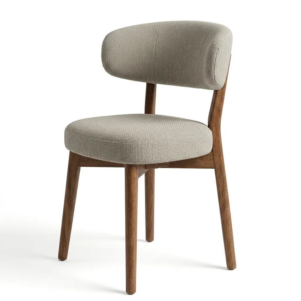 Silla Elara en Madera Sólida · Escultural